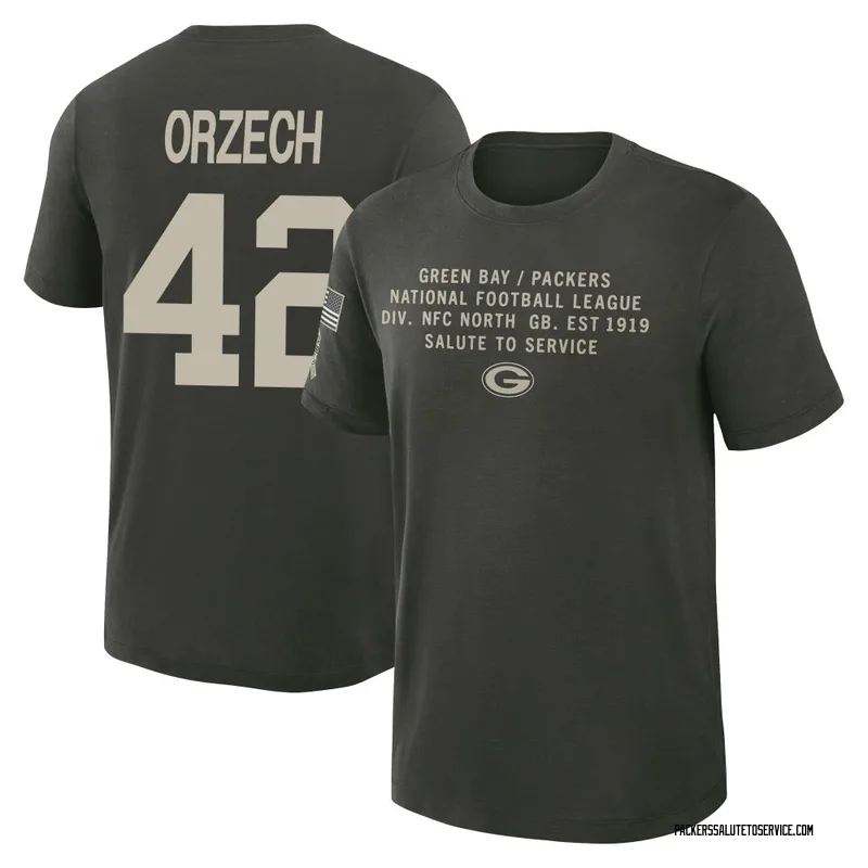 Men's Matt Orzech Green Bay Packers Green Forest/ 2025 Salute to Service Sideline Slub T-Shirt