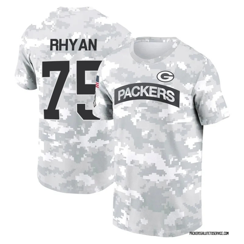 Men's Sean Rhyan Green Bay Packers Camo Arctic 2024 Salute to Service Performance T-Shirt