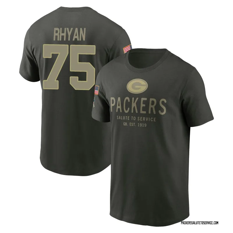 Men's Sean Rhyan Green Bay Packers Green Forest/ 2025 Salute to Service Sideline Primary Edge T-Shirt