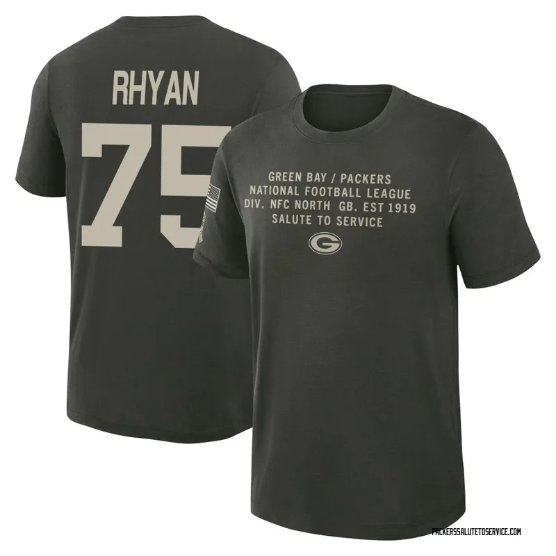Men's Sean Rhyan Green Bay Packers Green Forest/ 2025 Salute to Service Sideline Slub T-Shirt