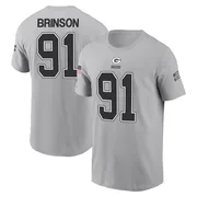 Men's Warren Brinson Green Bay Packers Gray 2024 Salute to Service Name & Number T-Shirt