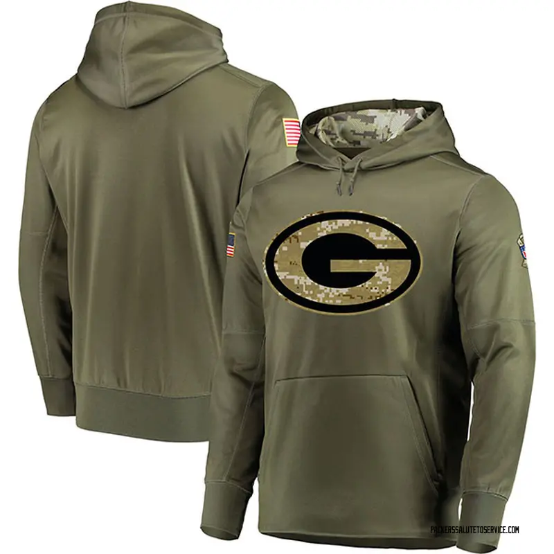 salute to service green bay packers hoodie