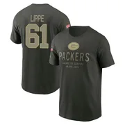 Youth J.J. Lippe Green Bay Packers Green Forest/ 2025 Salute to Service Sideline Primary Edge T-Shirt