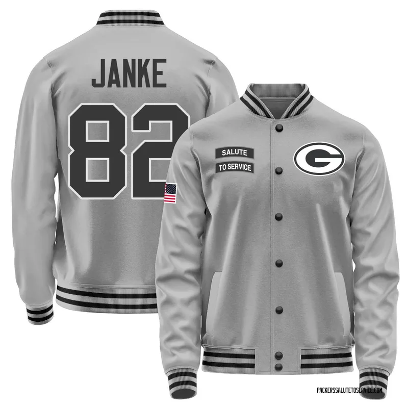 Youth Jadon Janke Green Bay Packers Gray Salute to Service Performance Jacket