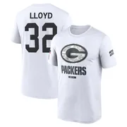 Youth MarShawn Lloyd Green Bay Packers Legend White 2024 Salute to Service Performance T-Shirt
