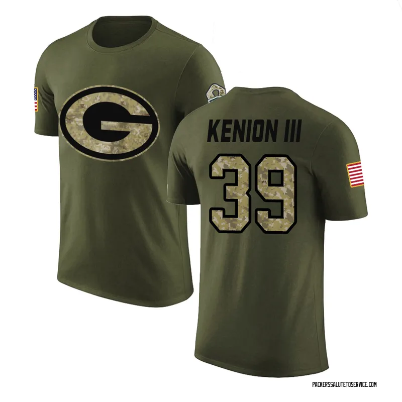 Youth Murvin Kenion III Green Bay Packers Legend Olive Salute to Service T-Shirt